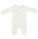 Pehr Long Sleeve  Tiny Bunny Romper. Certified organic cotton. White with bunnies.