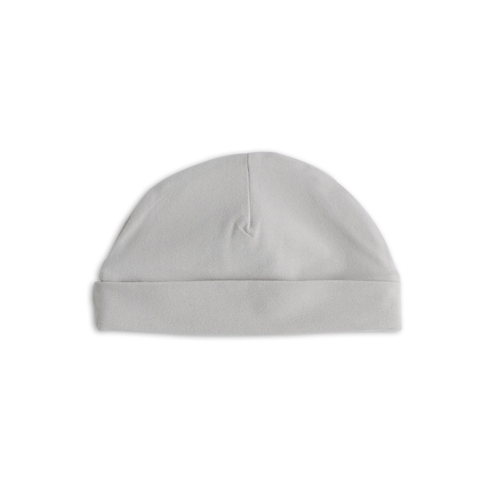 Pehr Dove Grey Essentials Hat. GOTS Certified Organic Cotton & Dyes. Light grey hat.