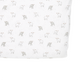 Pehr Little Lamb Organic Crib Sheet. GOTS Certified Organic Cotton. Screen printed by hand using AZO-Free dyes. White with Lambs.