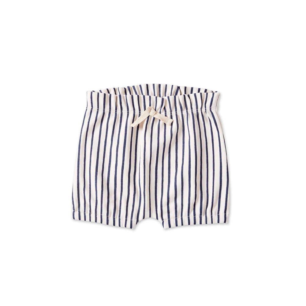 Pehr Stripes Away Bloomers Ink Blue Bloomers & Shorts. Organic. White with ink blue stripes.