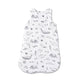 Pehr Life Aquatic 1.0 TOG Sleep Bag. 100% organic muslin cotton. White with navy underwater theme print.