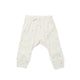 Pehr Celestial Organic Harem Pant. GOTS Certified Organic Cotton & Dyes. White with celestial pattern.